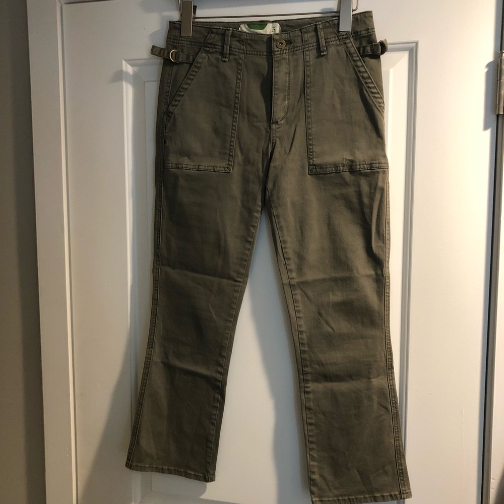 Anthropologie Cropped Cargos